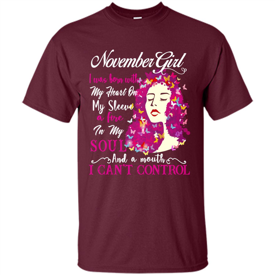 November Butterfly Girl - Shirt
