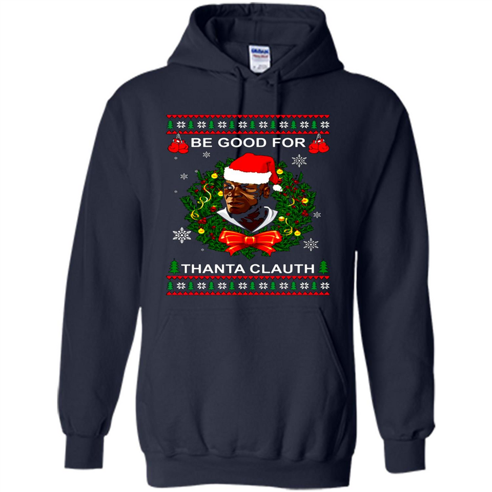 Mike Tyson Thanta Clauth Santa Claus Christmas sweater PINGPONG