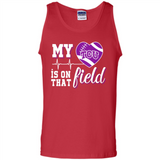 TCU Horned Frogs Football My Heart is on that Field - Tank Top