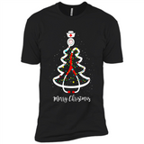 Christmas tree Nurse merry Christmas - Premium Short Sleeve T-Shirt