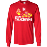 I'm Digging Thanksgiving Cute Turkey Tractor