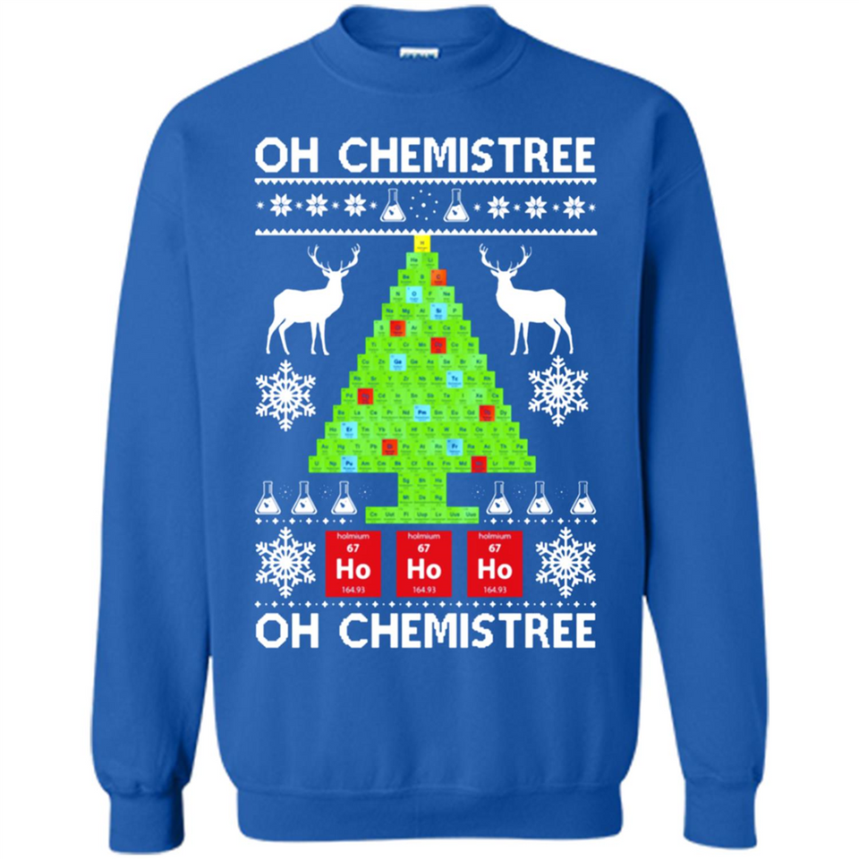 Oh Chemistree, Oh Chemistree Christmas Ugly Sweater - Sweatshirt
