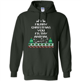 Merry Christmas You Filthy Animal Sweatshirt PINGPONG