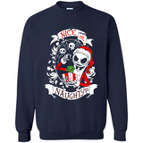 Christmas Shirt, Santa Nice Or Naughty Xmas - Sweatshirt