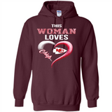 This Woman love Chiefs NFL football team - Hoodie