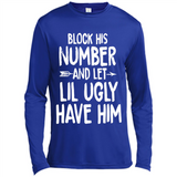 Block His Number and Let Lil Ugly have Him - Canvas Long Sleeve T-Shirt