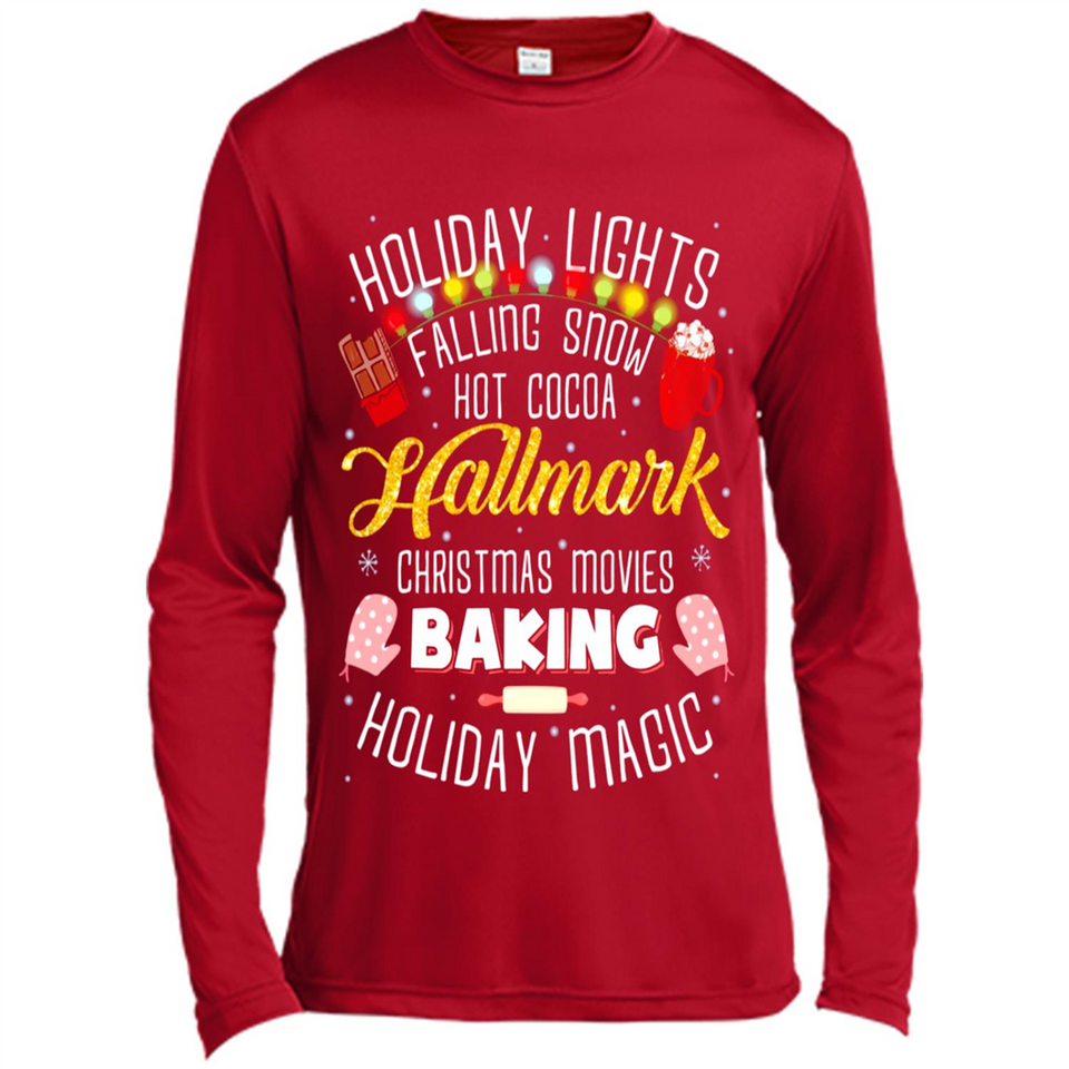 Holiday Lights Falling Snow Hot Cocoa Hallmark Christmas movie