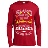 Holiday Lights Falling Snow Hot Cocoa Hallmark Christmas movie