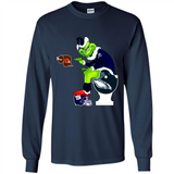 Los Angeles Rams Toilet Grinch Santa Claus Football Fan PINGPONG