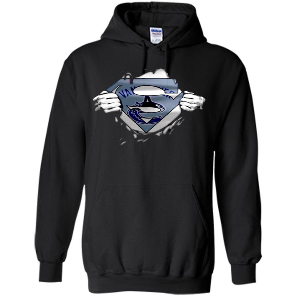 Vancouver Canucks And Superman Fans - Hoodie