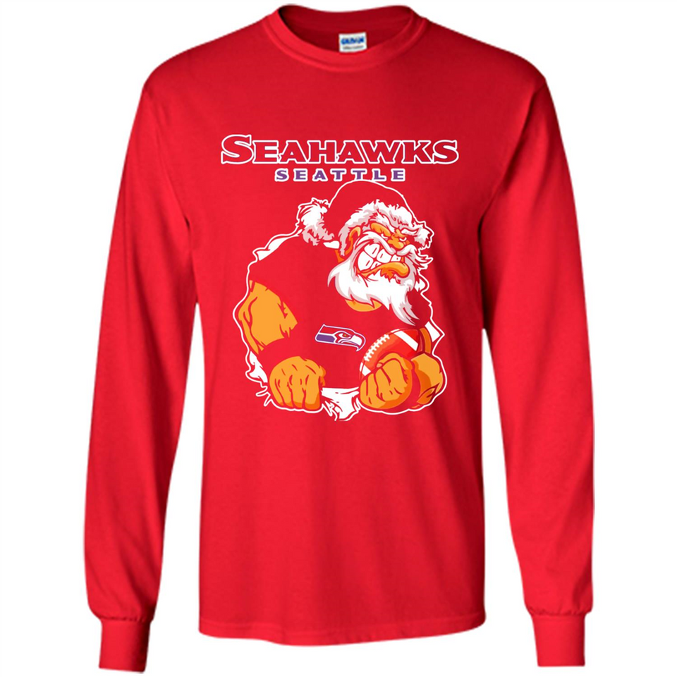 Grumpy Santa Claus Seahawks Seattle Football Team PINGPONG