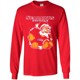 Grumpy Santa Claus Seahawks Seattle Football Team PINGPONG