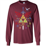 Song of Christmas Time the Legend of Zelda Ugly Sweater Perfect Christmas - Long Sleeve T-Shirt