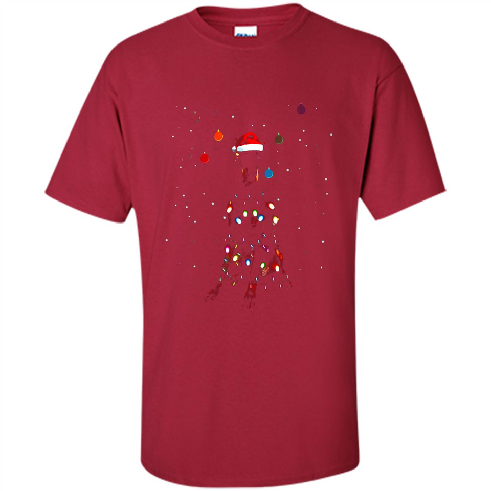 Doberman Santa Lights Christmas Dog Xmas Sweatshirt - Shirt