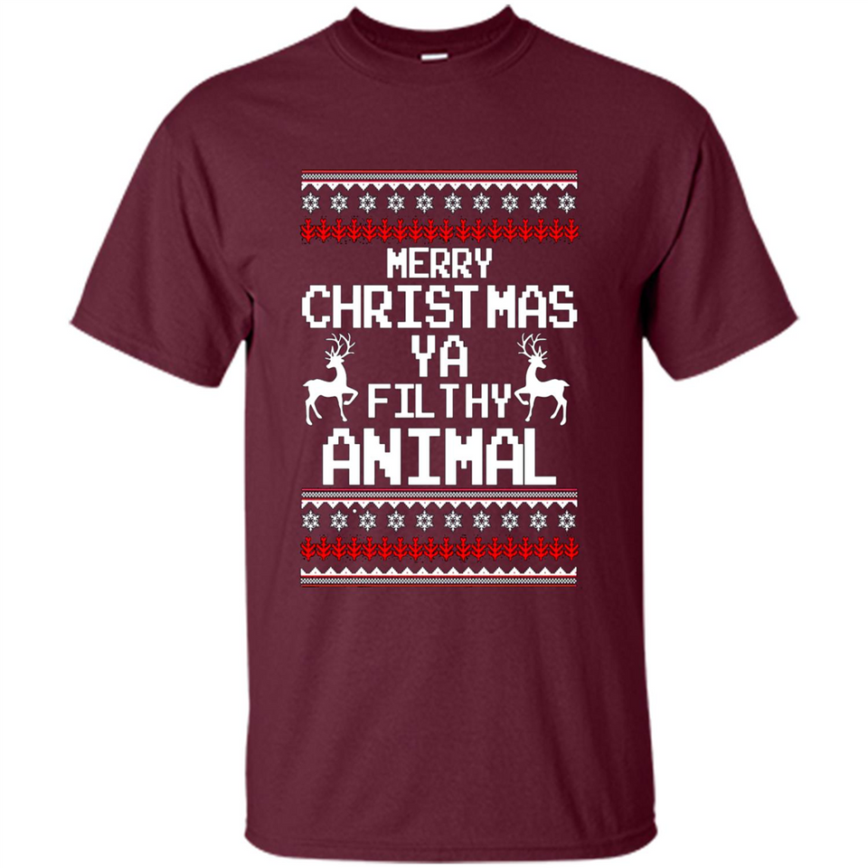Merry Christmas ya filthy animal ulgy sweater PINGPONG