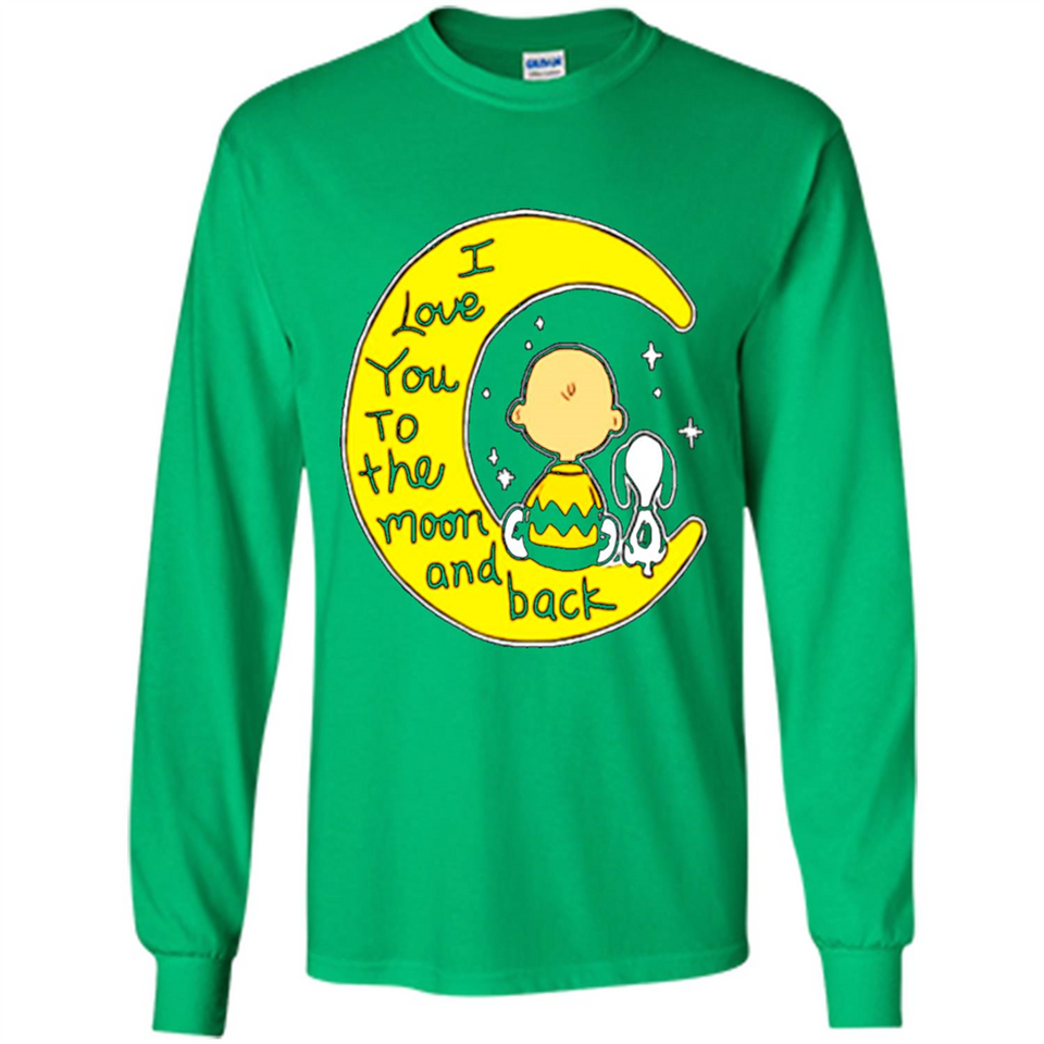 I LOVE YOU TO THE MOON AND BLACK CHARLIE BROWN AND SNOOPY