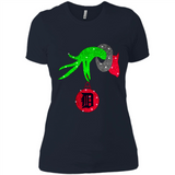 GRINCH HAND HOLDING DETROIT TIGERS GLITTER CHRISTMAS PINGPONG