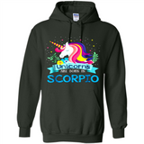 Unicorns are born in Scorpio Birthday Rainbow Gift Ladies Custom