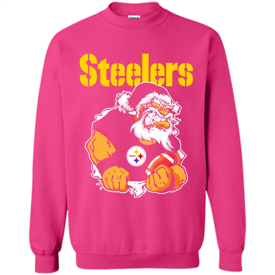 Grumpy Santa Claus Pittsburgh Steelers Football Team PINGPONG