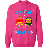 Snow Day Shirt For Carolina Hurricanes Vs Minion Fans pingpong