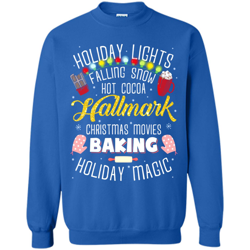 Holiday Lights Falling Snow Hot Cocoa Hallmark Christmas movie