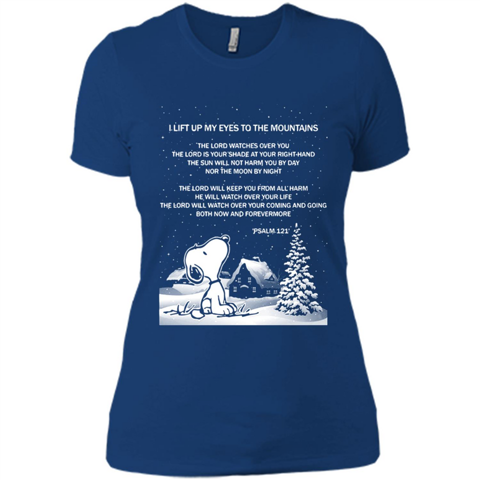 Snoopy Ugly Christmas - Ladies' Boyfriend T-Shirt