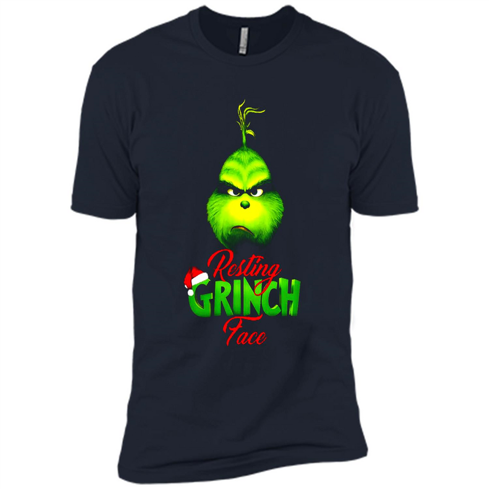 Resting Grinch Face Shirt PINGPONG - Premium Short Sleeve T-Shirt