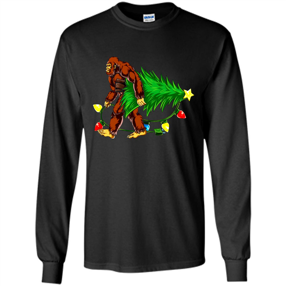 Hugging Christmas Tree Bigfoot PING PONG