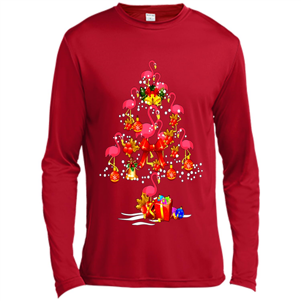 Flamingo Christmas Tree Merry Christmas Flamingo PING PONG