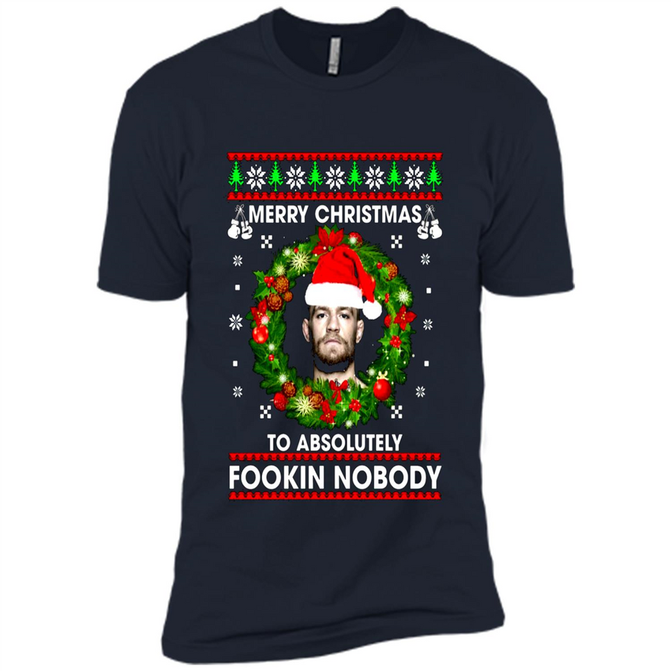 Merry Fookin Christmas Conor Mcgregor sweater PINGPONG