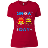 Snow Day Shirt For Boston Red Sox Vs Minion Fans pingpong