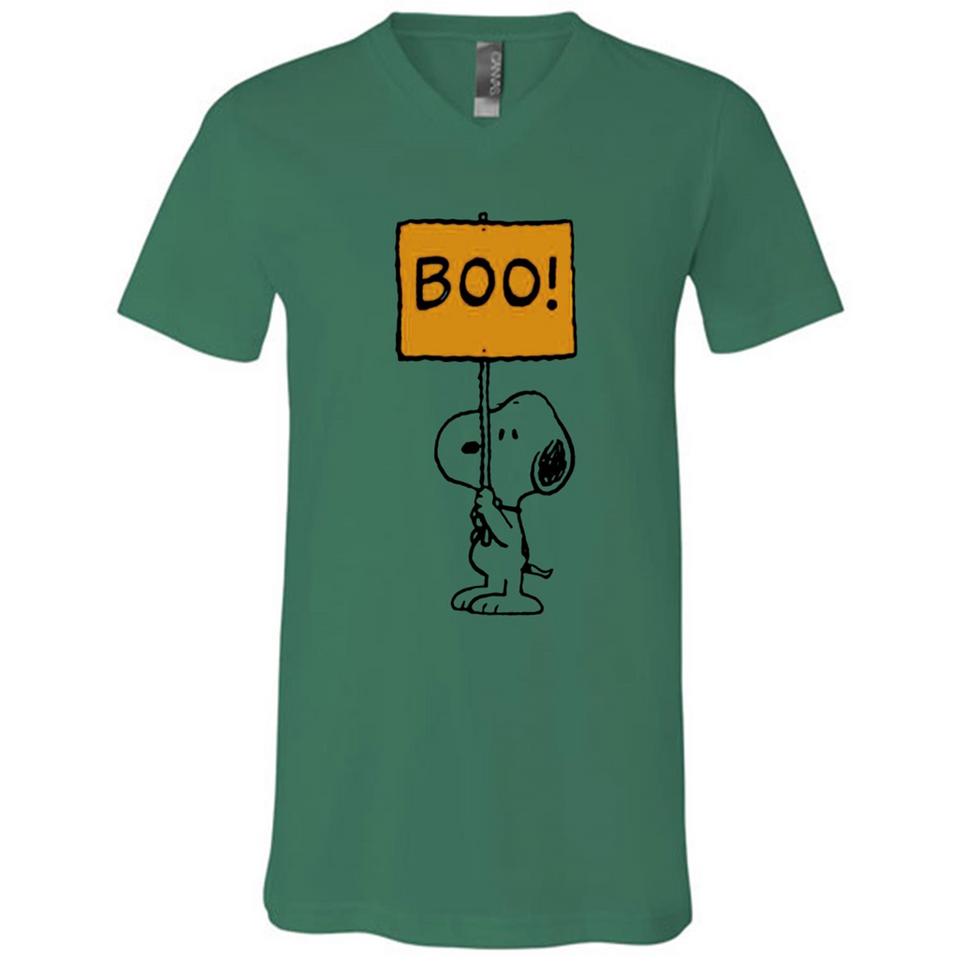 Halloween Snoopy Boo - Canvas Unisex V-Neck