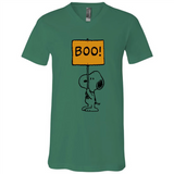 Halloween Snoopy Boo - Canvas Unisex V-Neck