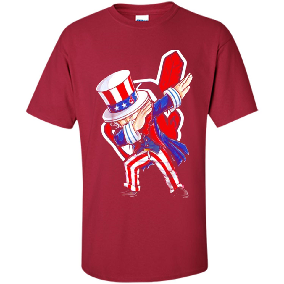 MLB CLEVELAND INDIANS UNCLE SAM DABBING INDEPENDENCE DAY