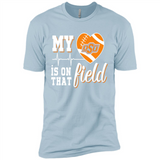 Oklahoma State Cowboys Football My Heart is on that Field - Premium Short Sleeve T-Shirt