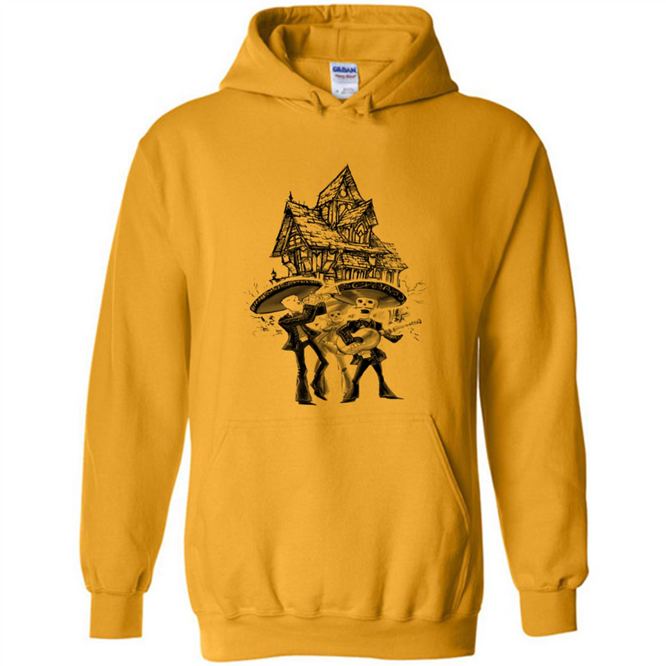 Mariachi Skeleton Shirt Dia De Los Muertos Tequila - Hoodie