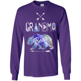 Grandma Bear Shirt Tribal Family Vacation & Camping Tee - Long Sleeve T-Shirt
