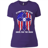 Dallas Cowboys - stand for the flag kneel for the cross