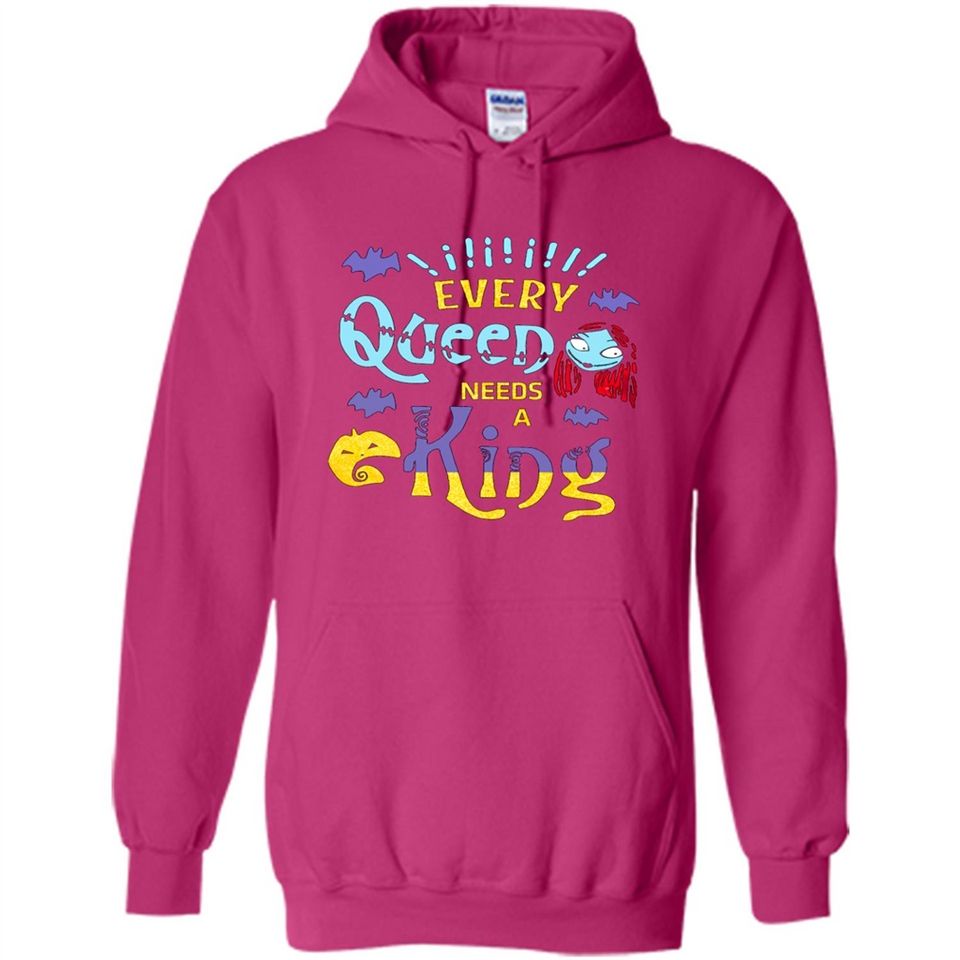 Nightmare Before Christmas Shirt - Sally Glitter Shirt - Every Queen needs a King PINGPONG