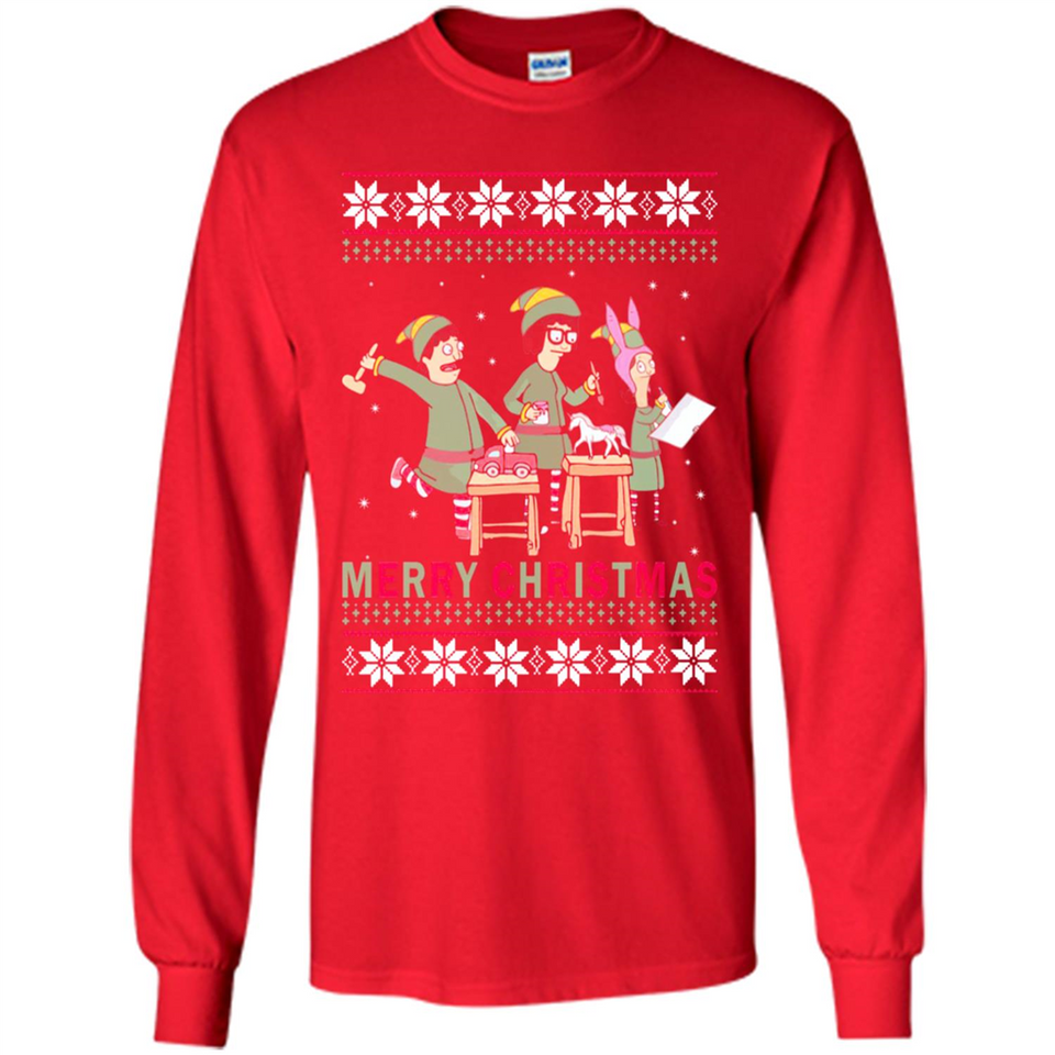 Bob’s burgers Elf Merry Christmas - Long Sleeve T-Shirt