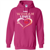 This Woman love Browns NFL football team - Hoodie