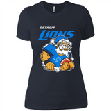 Grumpy Santa Claus Detroit Lions Football Team PINGPONG
