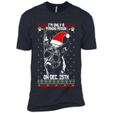 Morning Person Dutch Shepherd Funny Xmas - Premium Short Sleeve T-Shirt