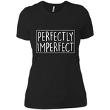 Perfectly Imperfect Black mugs PINGPONG - Ladies' Boyfriend T-Shirt