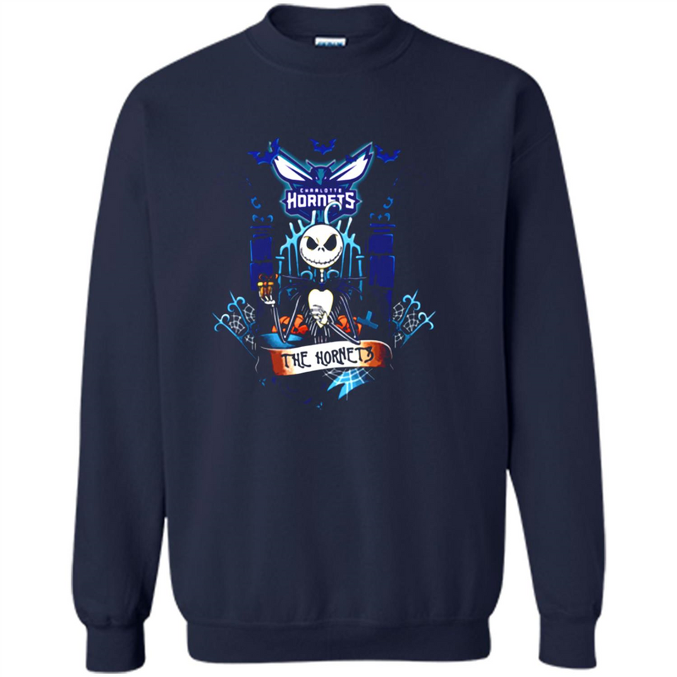 Charlotte Hornets Halloween The Nightmare Before Christmas - Sweatshirt