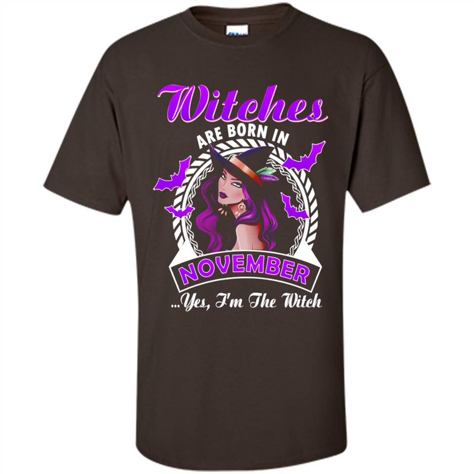 Witches Are Born In November Halloween