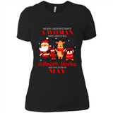 Never Underestimate A May Woman Watches Hallmark Movies Sweatshirt PINGPONG