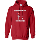 Chicago Cubs GrandFather Like GrandSon - Hoodie