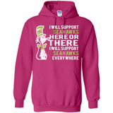 Shirt For Dr Seuss Cat And Seattle Seahawks Fans - Hoodie