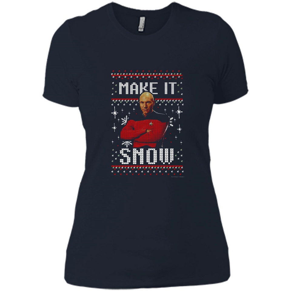 Make It Snow Jean-Luc Picard Star Trek PINGPONG
